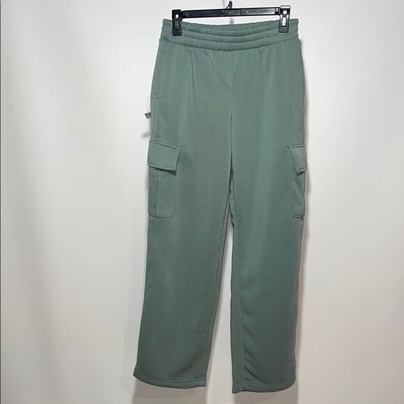 Green Cargo Track Pants - Picture 1 of 10
